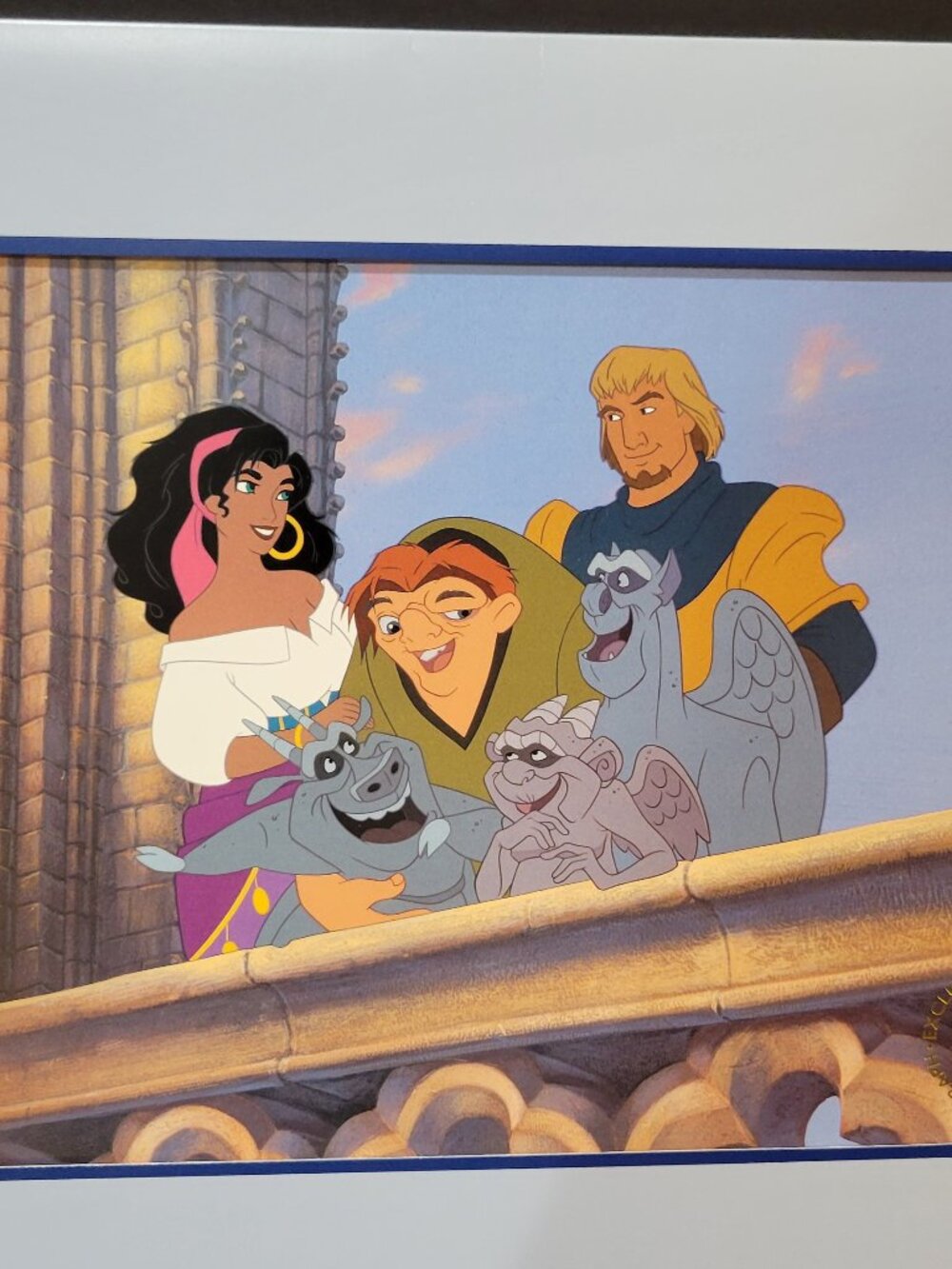 1997 Disney 's The Hunchback of Notre Dame lithograph